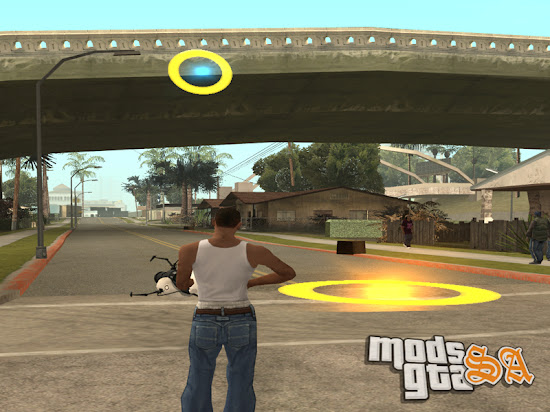 Mod Portal Gun para GTA San Andreas